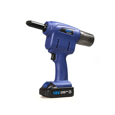 Battery rivet gun